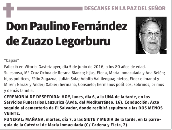 Paulino Fernández de Zuazo Legorburu