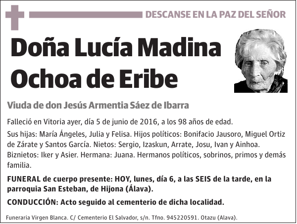 Lucía Madina Ochoa de Eribe