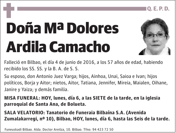 Mª Dolores Ardila Camacho