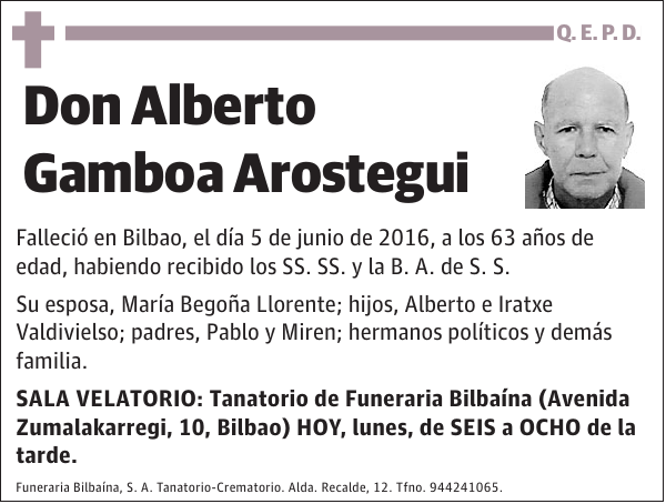 Alberto Gamboa Arostegui