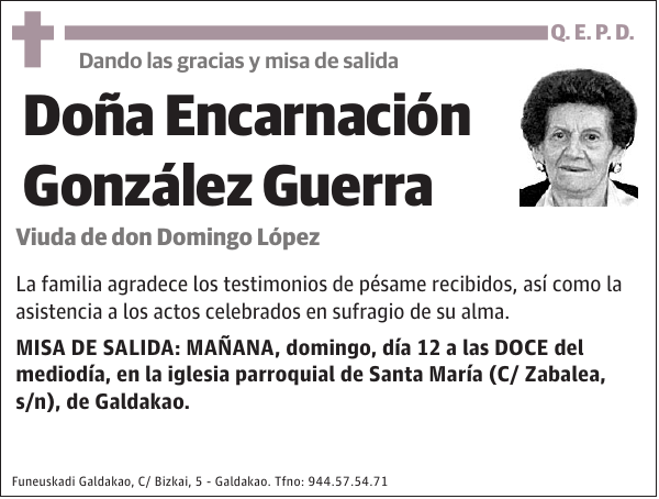 Encarnación González Guerra