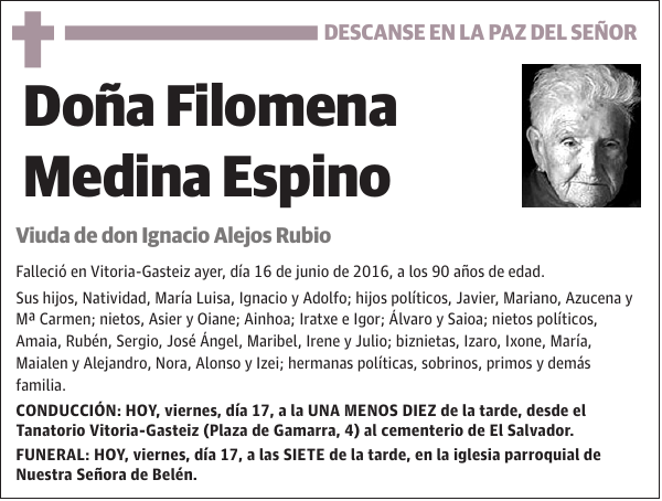 Filomena Medina Espino