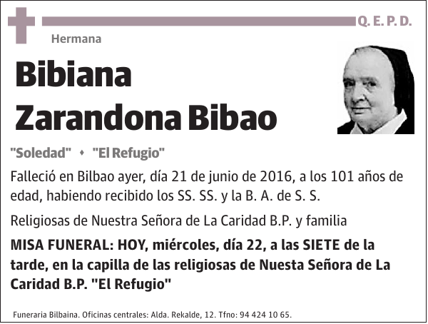 Bibiana Zarandona Bibao