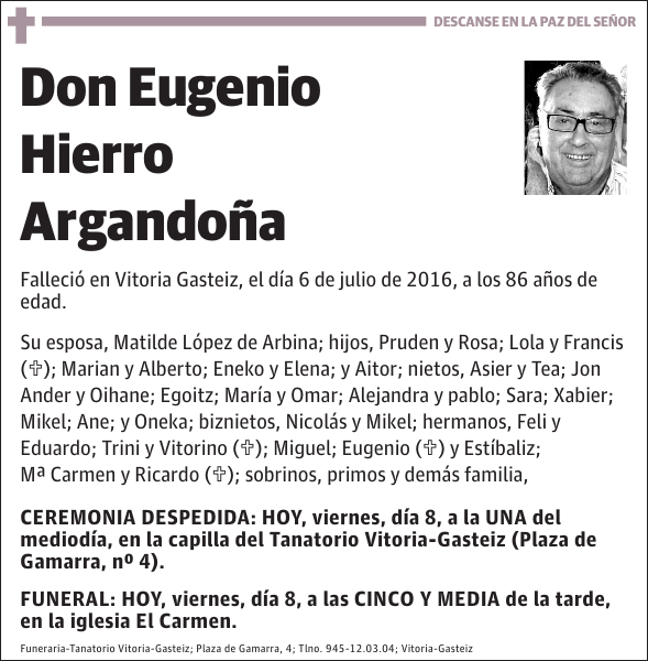 Eugenio Hierro Argandoña