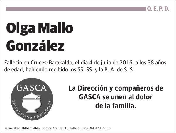 Olga Mallo González