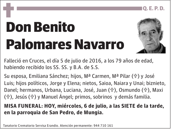 Benito Palomares Navarro