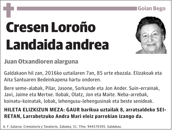 Cresen Loroño Landaida