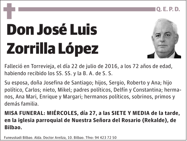 José Luis Zorrilla López