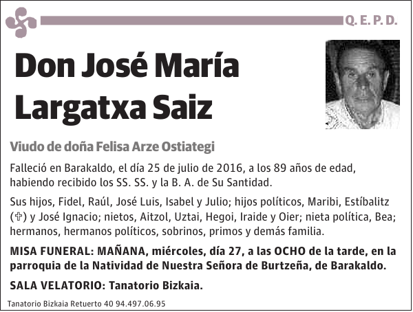 José María Largatxa Saiz