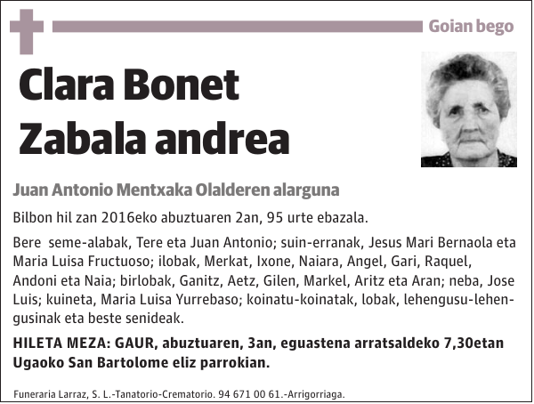 Clara Bonet Zabala