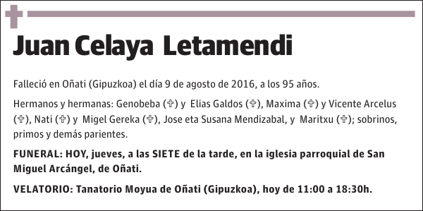 Juan Celaya Letamendi