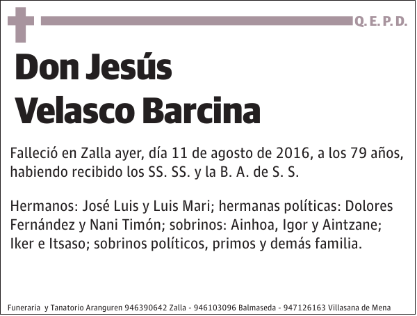 Jesús Velasco Barcina