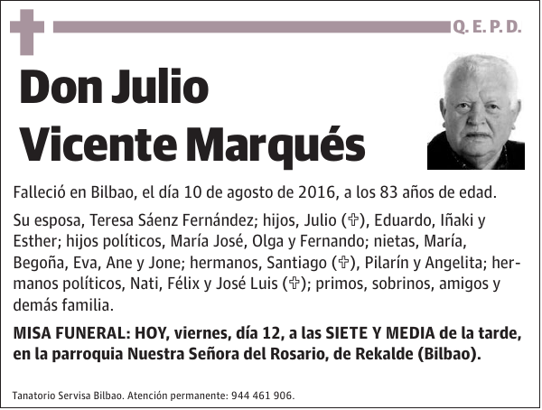 Julio Vicente Marqués