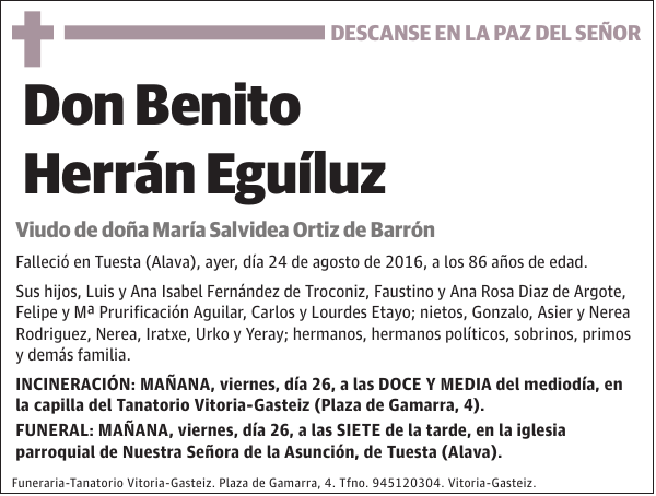 Benito Herrán Eguíluz
