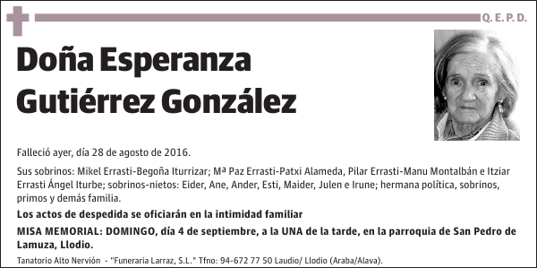 Esperanza Gutiérrez González