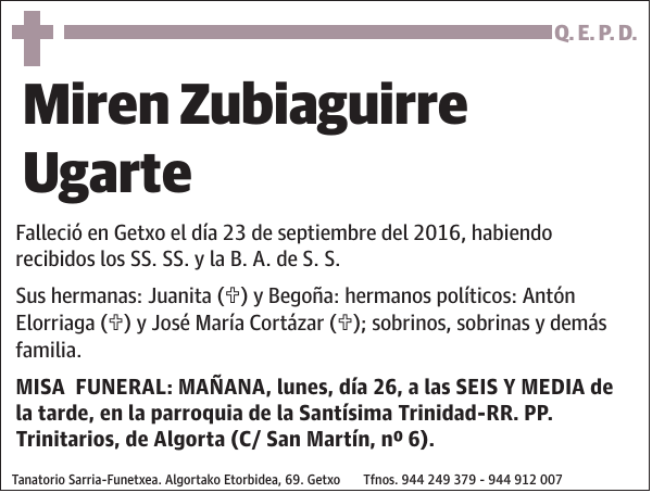 Miren Zubiaguirre Ugarte