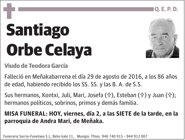 Santiago Orbe Celaya