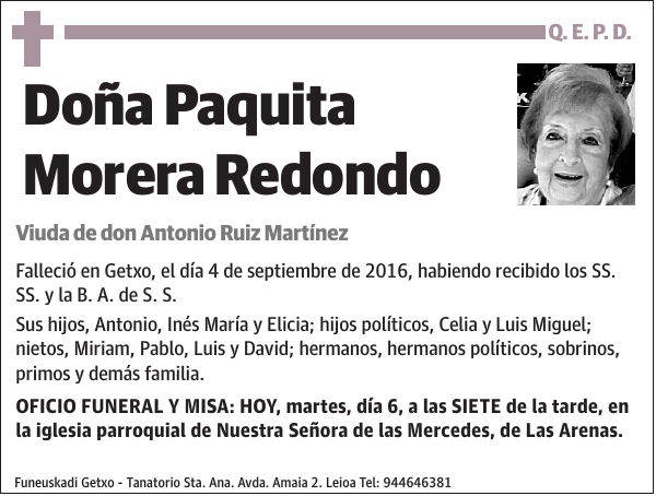 Paquita Morera Redondo