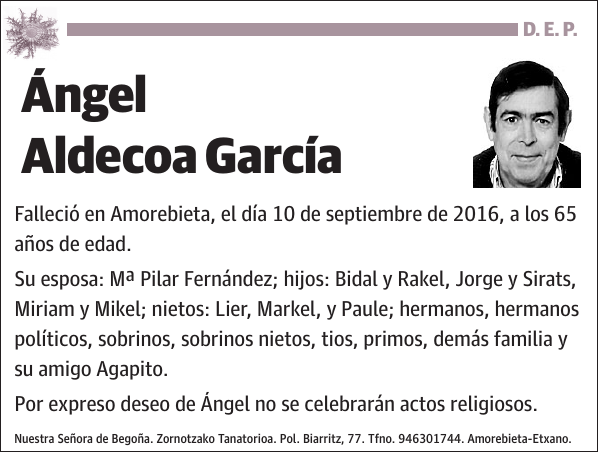 Ángel Aldecoa García