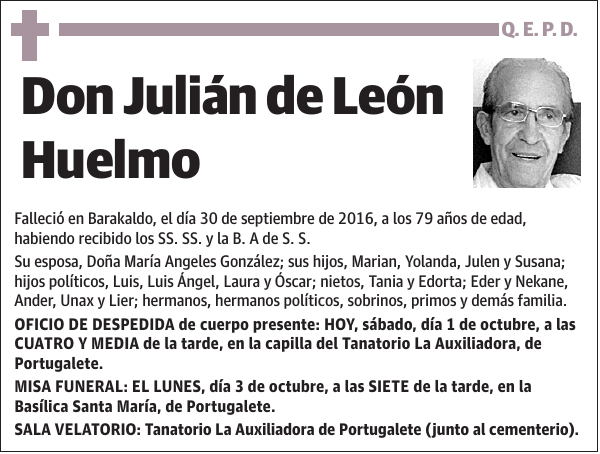 Julián de León Huelmo