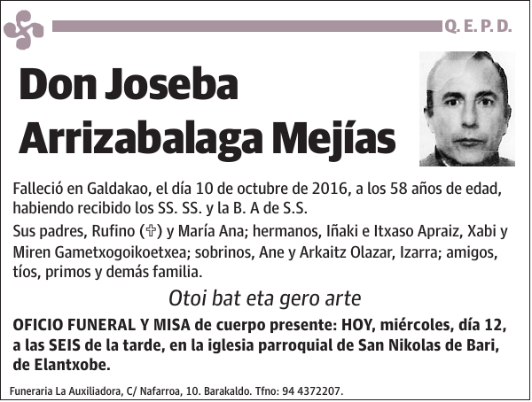 Joseba Arrizabalaga Mejías
