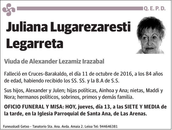 Juliana Lugarezaresti Legarreta
