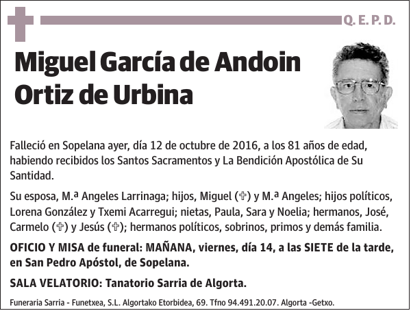 Miguel García de Andoin Ortiz de Urbina