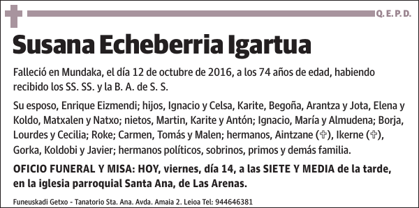 Susana Echeberria Igartua