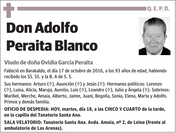 Adolfo Peraita Blanco