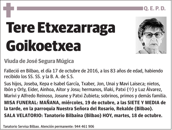 Tere Etxezarraga Goikoetxea