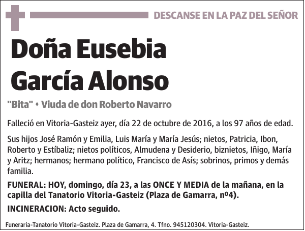 Eusebia García Alonso