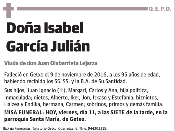 Isabel García Julián