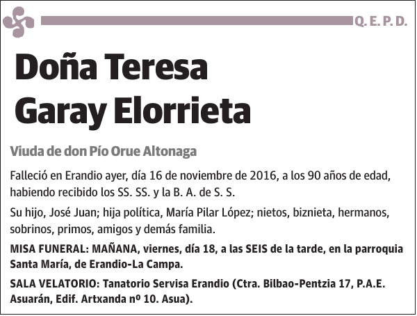 Teresa Garay Elorrieta