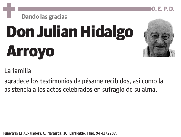 Julian Hidalgo Arroyo