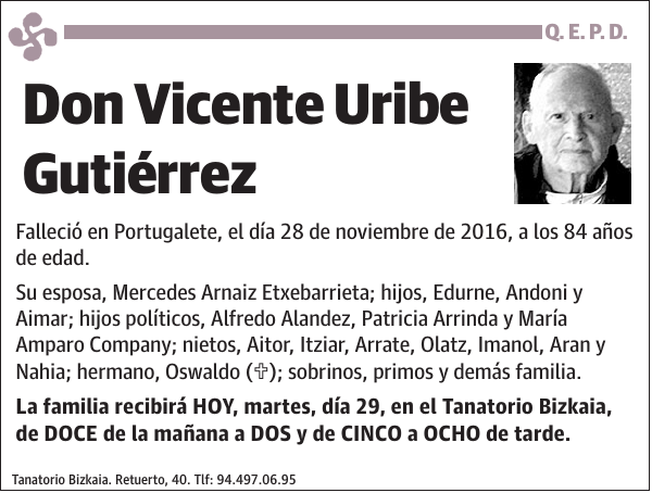Vicente Uribe Gutiérrez