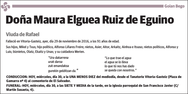 Maura Elguea Ruiz de Eguino