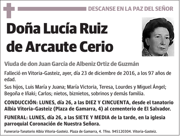 Lucía Ruiz de Arcaute Cerio