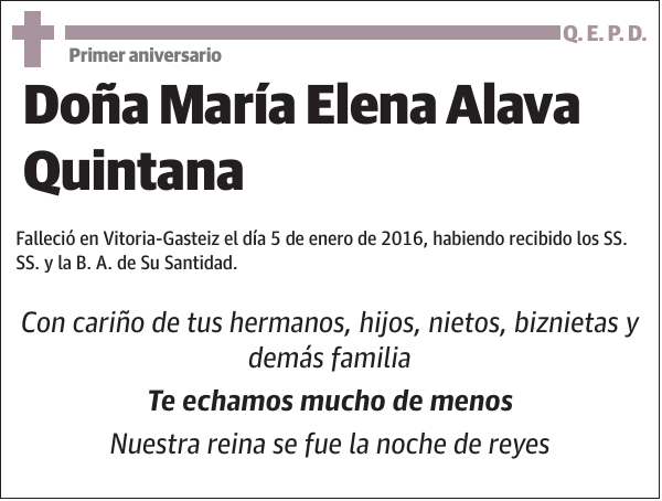 María Elena Alava Quintana