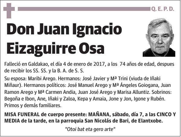 Juan Ignacio Eizaguirre Osa