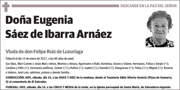 Eugenia Sáez de Ibarra Arnáez