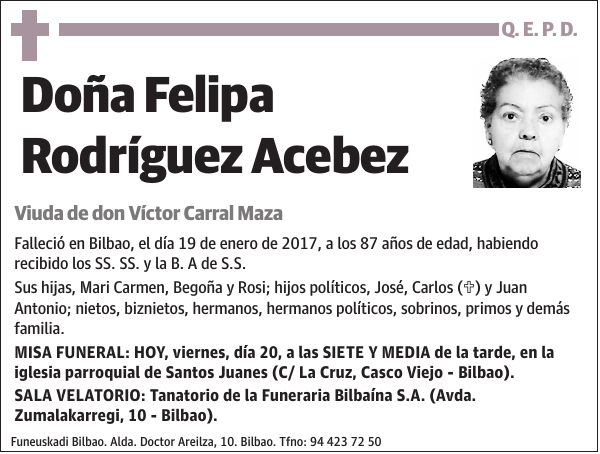 Felipa Rodríguez Acebez