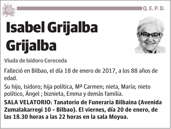 Isabel Grijalba Grijalba