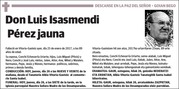 Luis Isasmendi Pérez