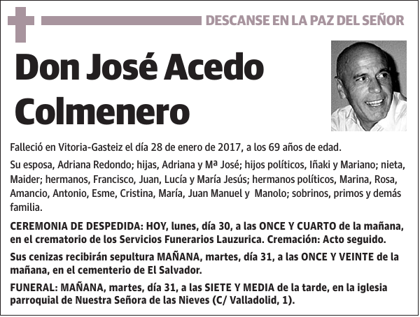 José Acedo Colmenero