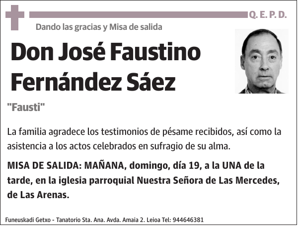 José Faustino Fernández Sáez