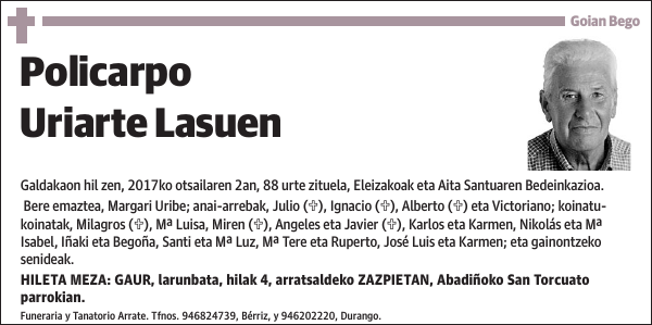 Policarpo Uriarte Lasuen