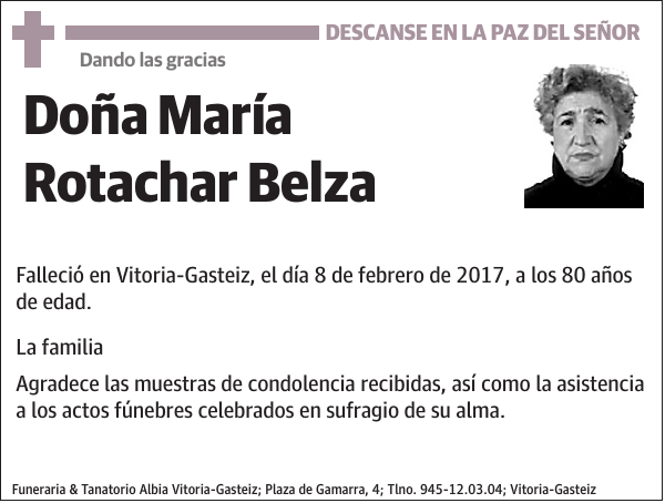 María Rotachar Belza