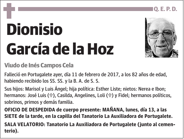Dionisio García de la Hoz