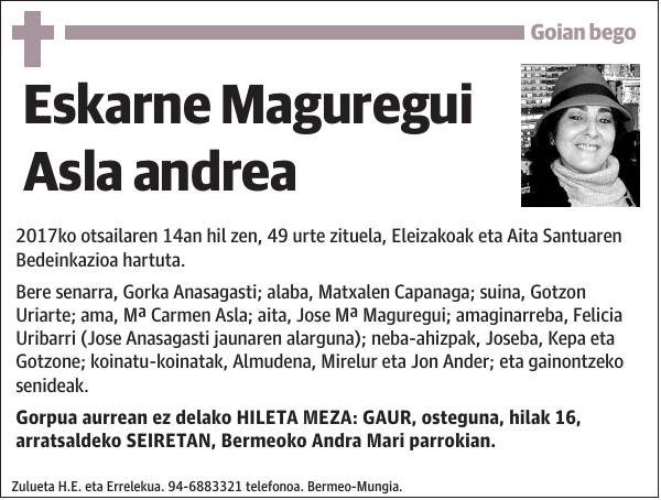 Eskarne Maguregui Asla