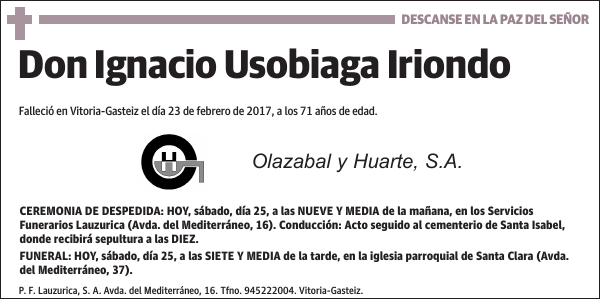 Ignacio Usobiaga Iriondo